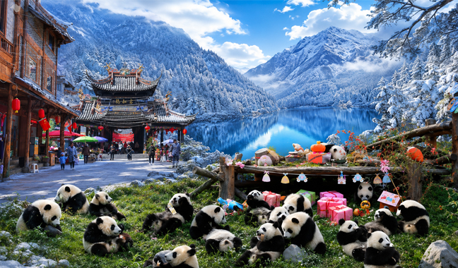 7D JIUZHAIGOU WINTER ESCAPE